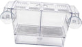 balacoo Portable Fish Tank Fish Breeding Box for Aquarium Floating Breeding Box Suction Cup Incubation Container Breeder