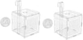 YARNOW 2 Sets Fish Breeding Tanks Home Fish Breeding Box with Suction Cups Hooks