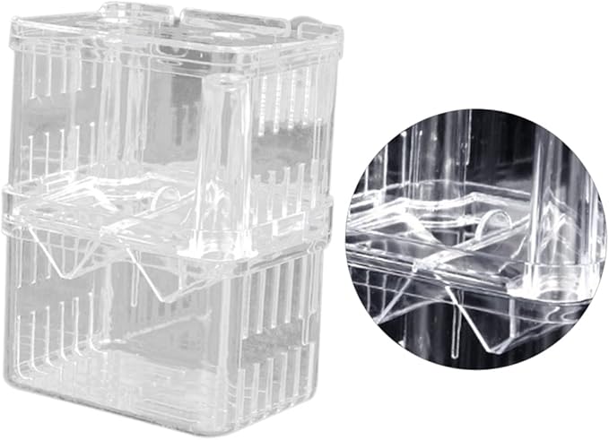 Didiseaon 3pcs Fish Fry Isolation Incubator Box Breeding Tank for Safe Fish Fry Easy to Clean and Convenient Use Aquariums