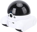 Pomya Robot Camera On Wheels, 2MP 1080P Dual Lens Rotatable, Movable Pet Camera with Phone APP, 2 Way Talk, Motion Detection, 5200mAh Battery, WiFi Indoor Security Camera for Dogs Cats