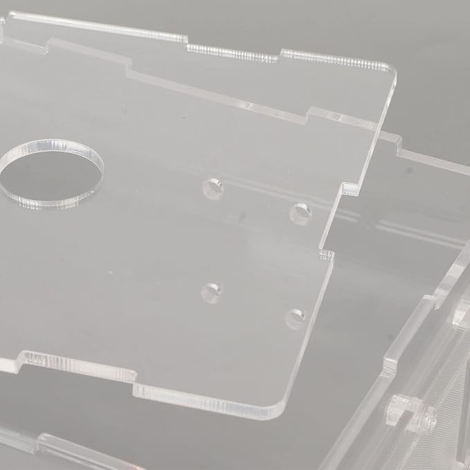 Fish Breeding Isolation Box | Transparent Mesh Side Aquarium Incubator | Guard Small Fish/Eggs | Acrylic Lid & Adjustable Hook | for Fish Tank Hatching (23 * 11 * 12CM)