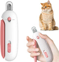 Clipper Cat Nail with Adjustable 3-Size Trimming Hole & Hidden Nail File Safe No-Mess Trimmer with Adjustable Round Hole (1–3.5 mm) for Kittens, Cats & Small Pets | Easy Home Grooming (Pink)