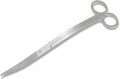 Stainless Steel Aquarium Scissors, Wave Design, Professional Aquaplant Maintenance Tool, Silver Tone, 1 Pcs