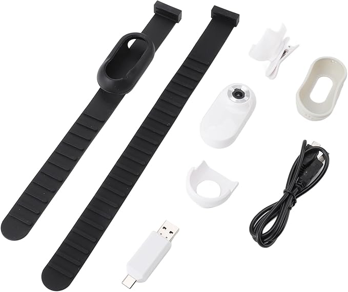 1080P Dog Collar Camera, Wireless Pet Camera with 0.96 inch LCD Display, 170° Wide Angle, USB Rechargeable Mini Camera for Dogs Cats