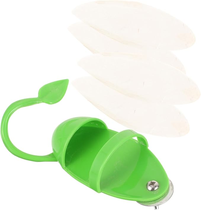 VANZACK 2sets Bird Feeding Watering Supplies Cuttlebone for Parakeet Budgie Food Snail Feeder Bird Bowl for Cage