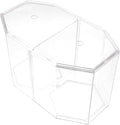 Box Transparent Fish Breeding Tank Clear Incubation Box with Dual Compartments for Isolation and Observation Safe Material Easy to Clean for Goldfish Care