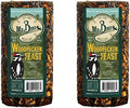 2-Pack Mr. Bird Woodpecker Feast Small Cylinder | Wild Bird Food for Outdoor Birds | Backyard Birdfeeding
