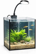 LYPHARD AQUARIUMS Mini Aquarium Set Fish Tank Shrimp Tank Snails Tank Planted Tank 1.2 Gallon Aquarium Kit, Small Desktop Fish Tank for Small Aquatic Pets for Beginner