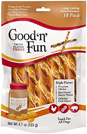 Good ’n’ Fun Triple Flavor Twists, 18 Count (Case Pack of 12)