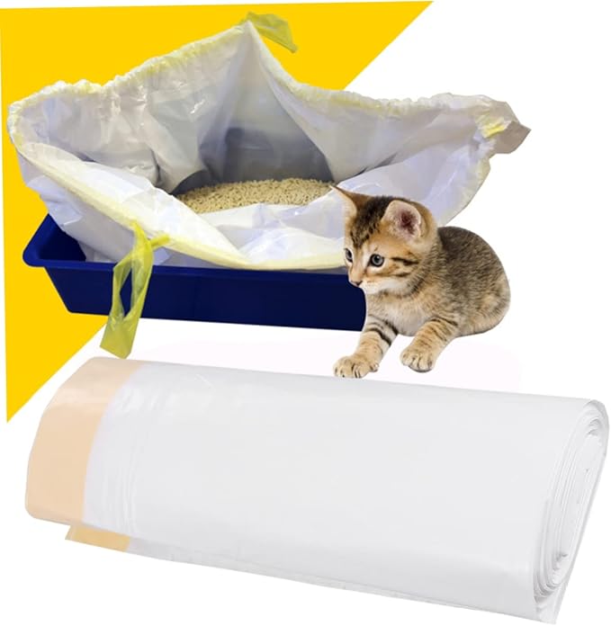 BESPORTBLE 7pcs Cat Litter Bag Thickened Waste Pouches for Litter Cleanup s for Travel and Home
