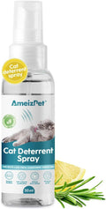 Cat Scratching Deterrent Spray, Cat Repellent Spray, Stop Cats Scratching Furniture, Carpets, Curtains and Plants, Safe and Effective Solution, Use Indoor & Outdoor, 1.69 fl oz (50 ml)