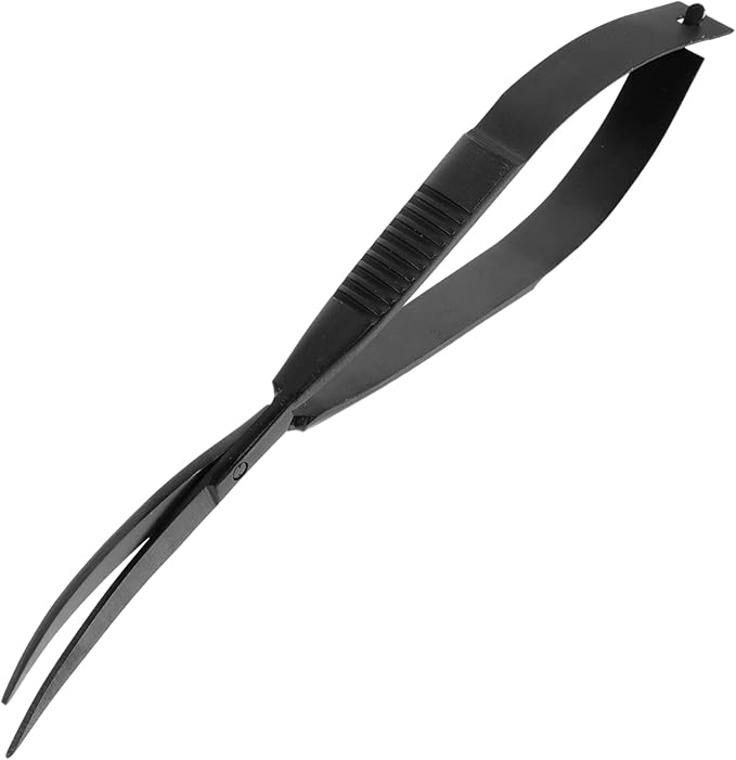 Mipcase 3pcs Aquatic Plant Scissors Curved Spring Trimmer for Fish Tank Maintenance Resistant Tool for Aquarium Plant Pruning and Trimming