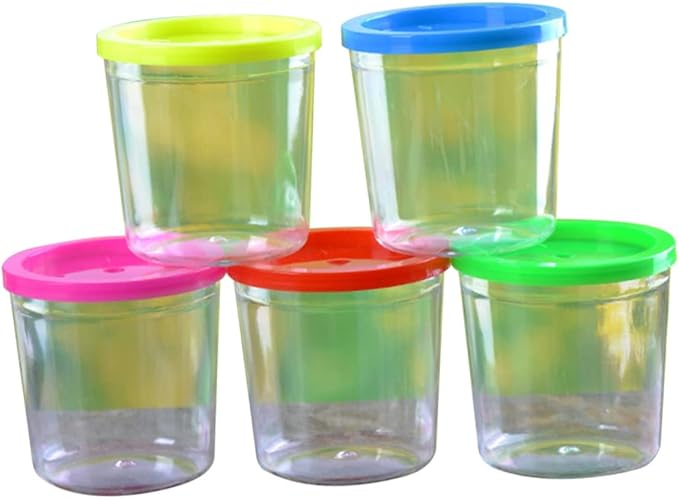 Transparent Jellyfish Cup for Betta Fish Small Aquarium Flower Arrangement Durable Clear Acrylic 3.03X2.87X2.48 Inches
