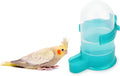 Hypeety Bird Automatic Water Bottle Parrot Drinking Water Feeder Bottle Waterer Feeder Bowl for Parakeet Hamster Mice Rat Gerbils