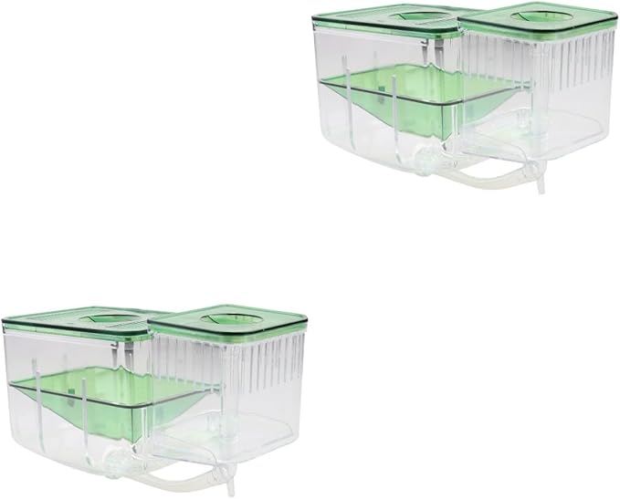 BESPORTBLE 2pcs Self-Guided Fish Breeding Tank Isolation Box Incubator for Hatching Fish Eggs Prevents Aquarium