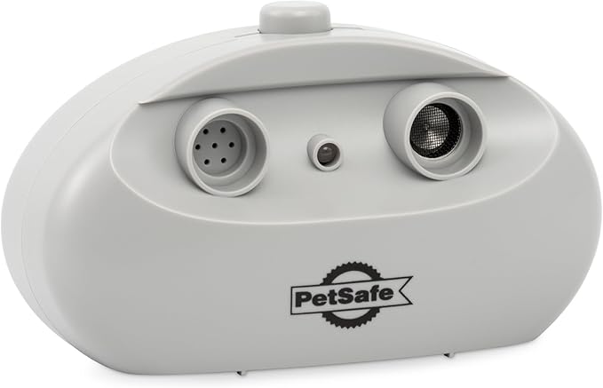 PetSafe Indoor Bark Control - Ultrasonic Indoor Trainer - Automatic Anti-Barking Solution - Tabletop Noise Reducer - Non-Collar Bark Solution