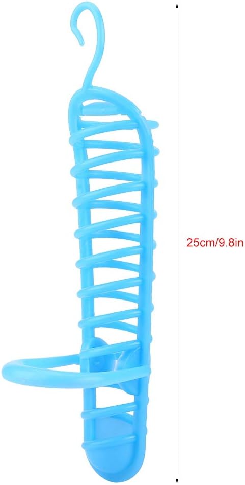 Parrots Feeder Basket, Milet Holder Feeder, Bird Cage Treat Holder for Fruit and Vegetable Milet Containers, Pet Birds Hanging Foraging Toys (Blue)