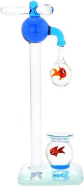 Glass Of Venice Murano Glass Faucet and Aquarium with Fish