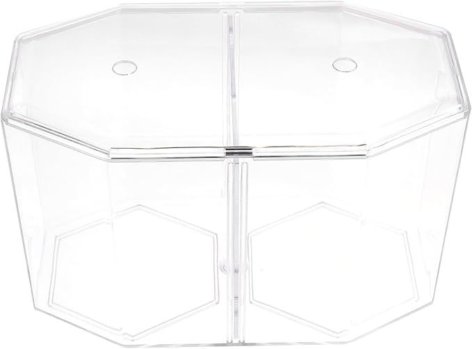 BESPORTBLE Breeding Tank Aquarium Box with Dual-Compartment High Transparency Plastic Fish Isolation Hatchery Box for Betta Guppy Shrimp Quarantine and Incubation