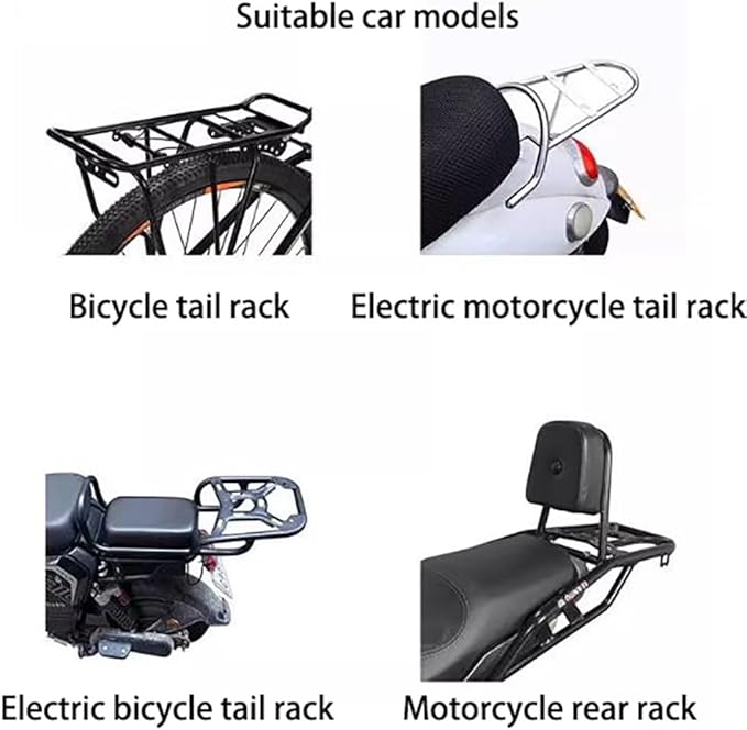 Rear Bike Basket for Dogs – Motorcycle/E-Bike Pet Carrier Crate, Thick Steel Frame, Washable Cushion, Multiple Mounting Points, Secure Leash Clip