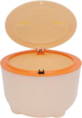 CHICIRIS Cat Litter Trash Can, Press Type Lid, High Strength PP Material, Multifunctional Garbage Bin for Cat Litter Disposal, Space Saving and Convenient Household Waste Trash Can
