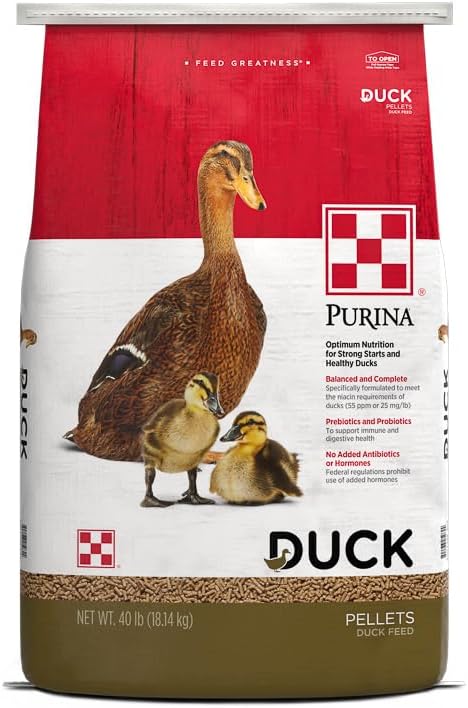 Purina Duck Feed for All Life-Stages | 40 Pound (40 lb.) Bag
