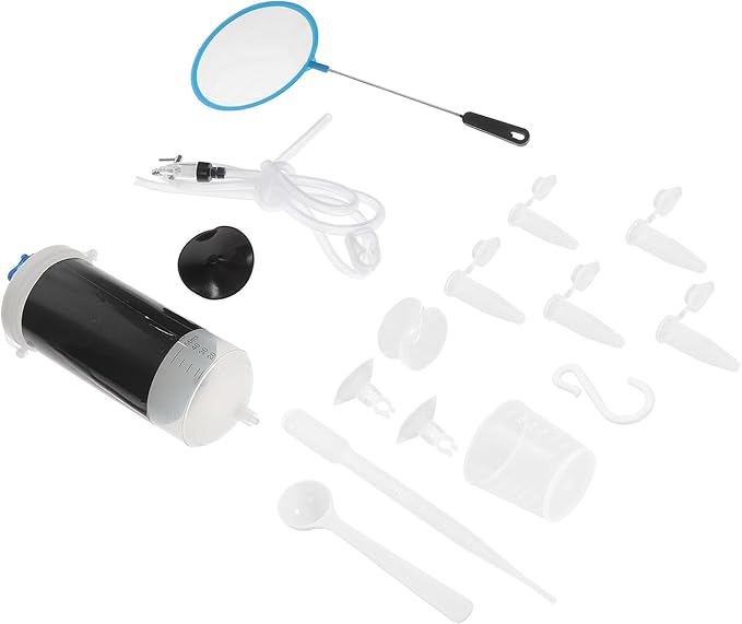 FRCOLOR Brine Shrimp Incubator Hatchery Kit Plastic Mini Fish Tank for Artemia Eggs Hatching and Breeding 6.1X2.36X2.36 Inches