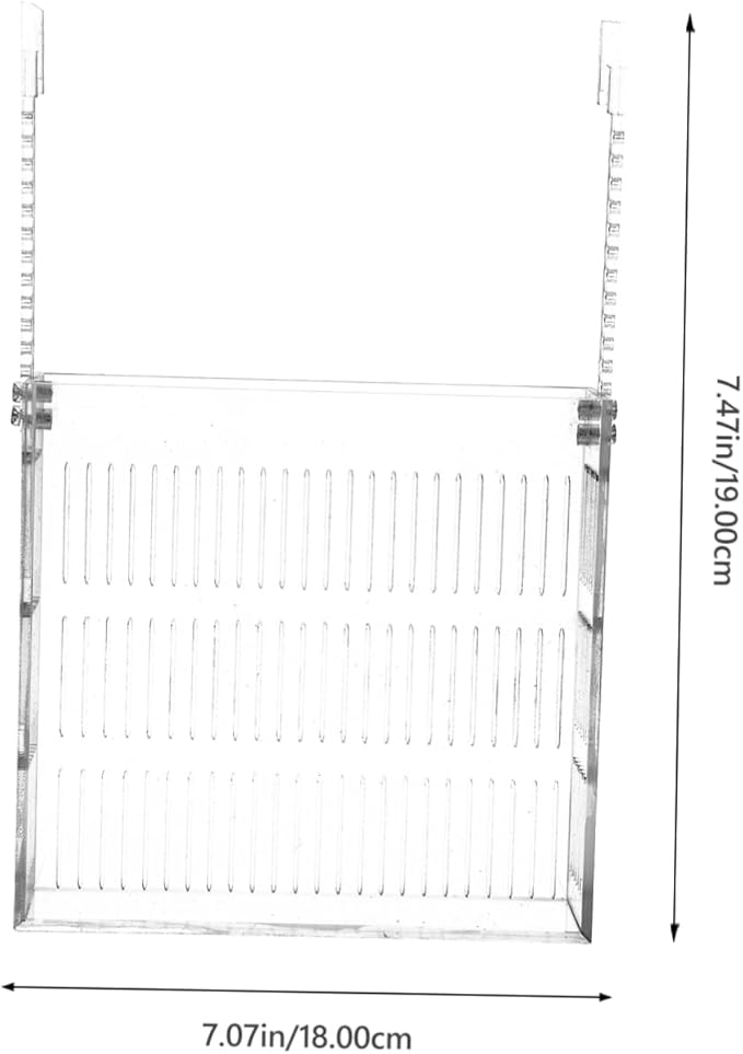 BESPORTBLE Hanging Fish Breeding Box Mini Acrylic Incubator for Guppy Betta Fish Planting Holes Aquatic Habitat Separator