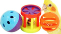 Bonka Bird Toys 1195 Play Three Balls Bell Jingle Budgie Finch Parakeet Lovebird Parrolet