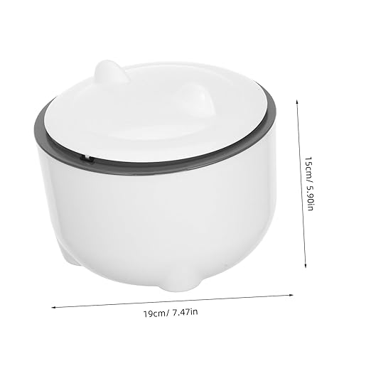 Yardwe 1Set Enclosed Cat Litter Trash Can with Lid Odor Sealing Waste Bin for Cats Large Capacity Plastic Small Trash Container Includes Garbage Bags for Easy Disposal