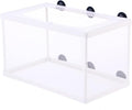 Fish Box- Aquarium Hatchery Net, Fish Breeding Box with Suction Cup for Aquarium Fish Tank (Size L)