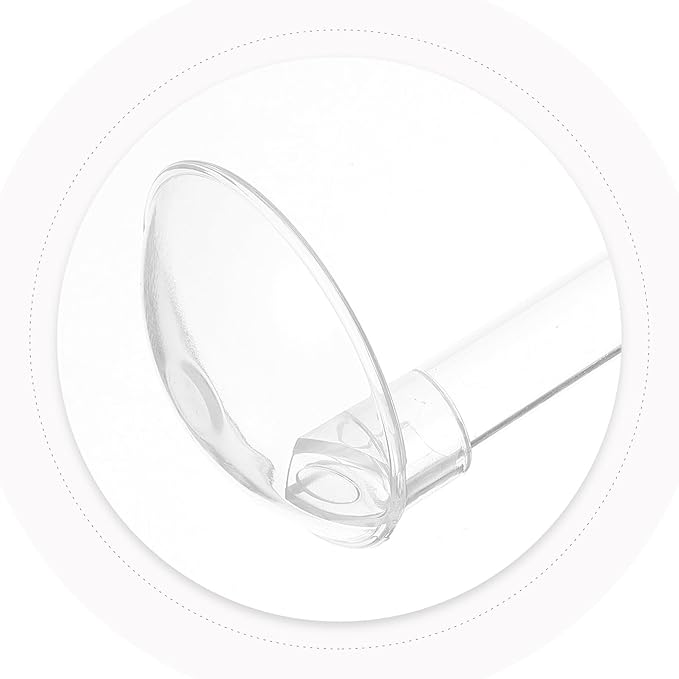 Aquarium Fish Feeder Tube with Acrylic Container, 15cm Wall-Mounted Shrimp Feeding Kit with Floating Ring and Cleaning Brush for Tank and Betta Supplies