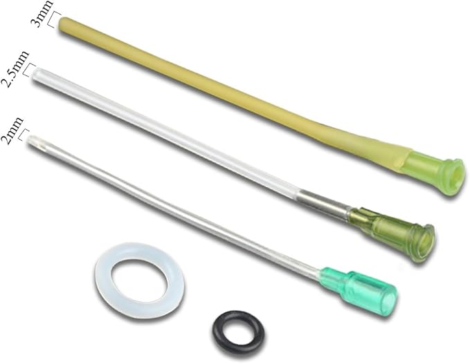 LILYS PET Reuseable Young Birds Feeding Syringe,Plastic and Perspex Material,Feeding Milk for Young Birds or Feeding Medicine for Sick Birds (20ml and 2+2.5+3mm Hose)