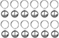 SKYPIA 3 Pack Pet Bells for Dog Cat Collar Charm Pet Pendant Accessories Stainless Steel Anti-Lost Training Bells for Collars Pet Pendant Accessories 1/2-Inch Silver