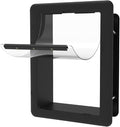 Hakuna Pets Essential Pet Door for Screens, Doors and Walls up to 2.8" Thick, for Dogs up to 20lbs, Small, Black