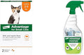 Bundle of Advantage Topical Cat Flea Treatment and Prevention for Small Cats 2-9 lbs. + Advantage Household Spot & Crevice Spray | Kills Fleas & Ticks & Bedbugs | 24 oz.