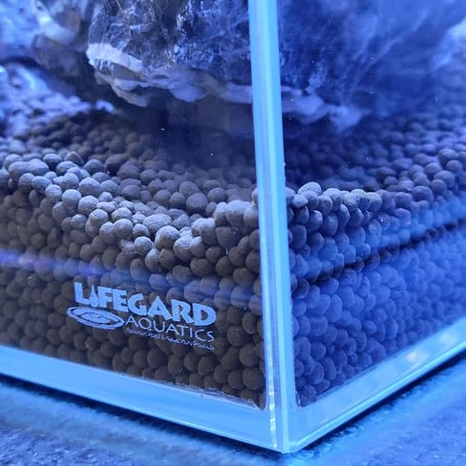 Lifegard Aquatics Ultra Low Iron Glass Bookshelf Aquarium, 22 Gallon, 35.82" L X 11.81" W X 11.81" H