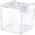 Fish Breeding Box- Box Hatchery Incubator Aquarium Fish Breeding Boxes Divider Hatching Boxes Accessory for Small Shrimp Clownfish Guppy-Small Suction Cup