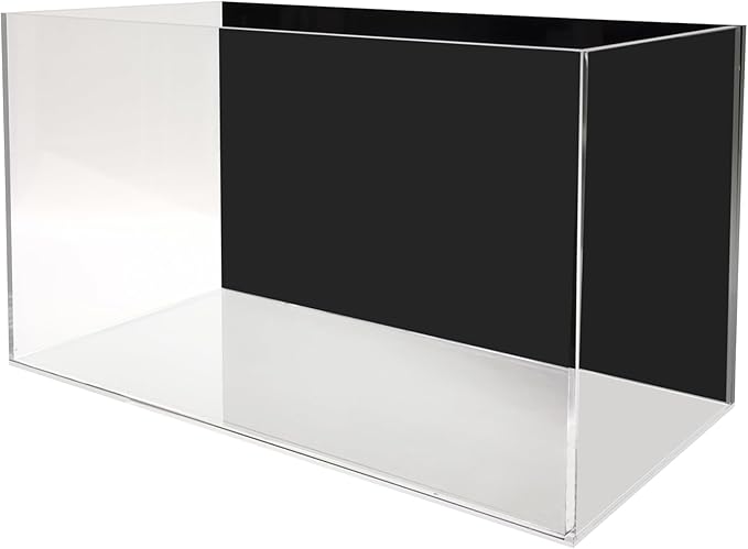 FixtureDisplays® 16.1 X 7.9 X 8.3" 5 Gallon Premium Clear Acrylic Fish Tank 22192-NF