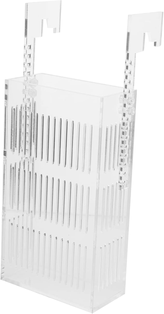 Sosoport Acrylic Incubator Fish Tank Divider Turtle Habitat Betta Fish Tank Separator for Breeding Aquarium Accessory