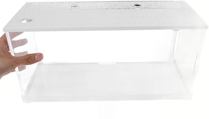 Small Acrylic Desktop Aquarium with LED Light and Quiet Filter, Mini Betta Fish Tank for Freshwater, Low Maintenance Fish Bowl for Home and Office Decor