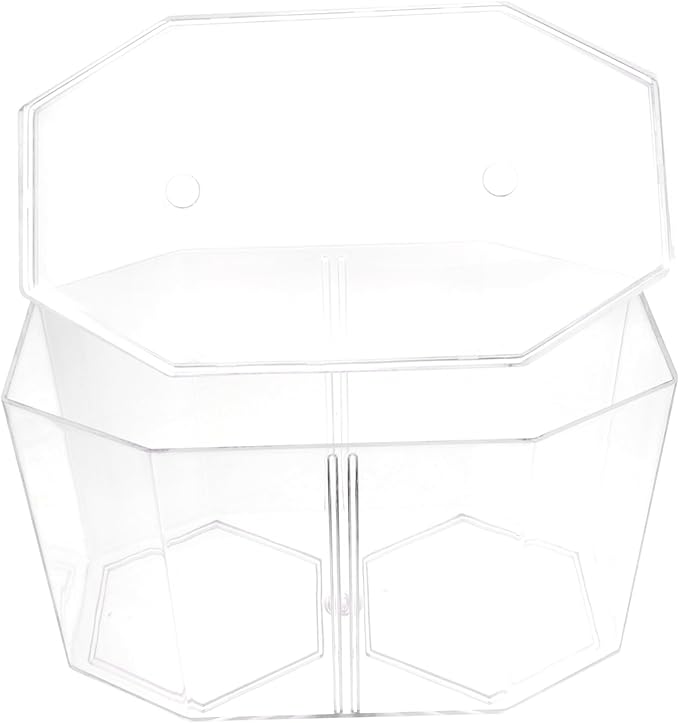 Toyvian Fish Breeding Tank Divider Isolation Box for Betta Shrimp Small -Transparency Safe Design Dual Compartment Aquarium Decor