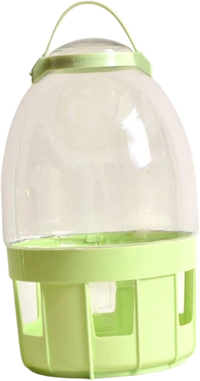Pigeon Water Dispenser Bird Drinker Large Capacity Automatic Pet Water Pot Container Drinker Bottle for Parrot Lovebirds Duck, 10L