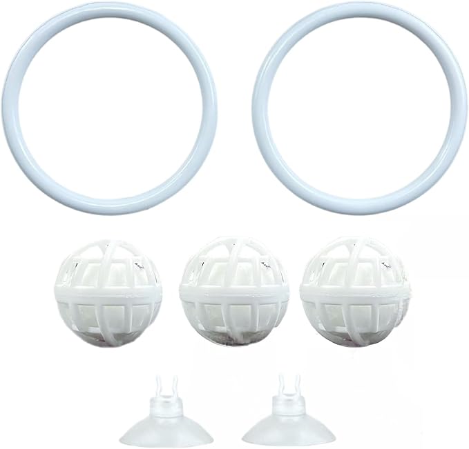 Fish Aquariums Accessories, 1 with Floating Ball & 2 Exercise Training Toys, Feeding Betta Set for Tank, Enrichment