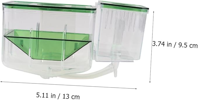 Self-Guided Fish Breeding Tank Isolation Feature Transparent Hatching Box for Fry and Newborn Fish