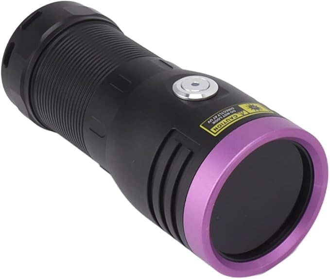 ZJchao 80W Black Light Flashlight Rechargeable LED for Pet Urine Mineral Detection