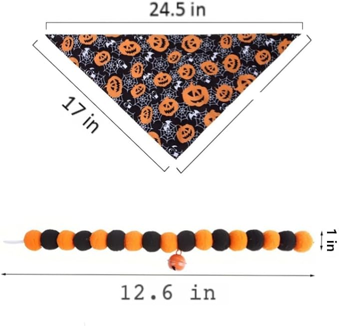 Cat Halloween Costume Bat Wings Pet Apparel Halloween Party Dress Up Accessories for Cat Small Dogs Puppy Kitty Kitten Boy or Girl (Style 2)