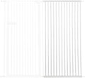 Lumizone Extra Tall Cat Gate Extension Kit 55.12" High Pressure Mounted 2025 New 29.52" Extra Wide 1.37" Gap No Drilling Tall Pet Gate for Dogs (White, 55.12" H x 29.52" W, Extension)