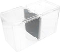 Fish Breeding Isolation Box Multi Functional Aquarium Breeding Container for Fry Hatching and Easy to Clean for Isolating Aggressive Fish and Protecting