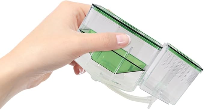DOITOOL Pneumatic Hatching Box Aquarium Isolation Tank for Fish Fry Nursery Transparent Fish Tank Fry Box with Self-Guided Circulation for Home Aquatic Pets